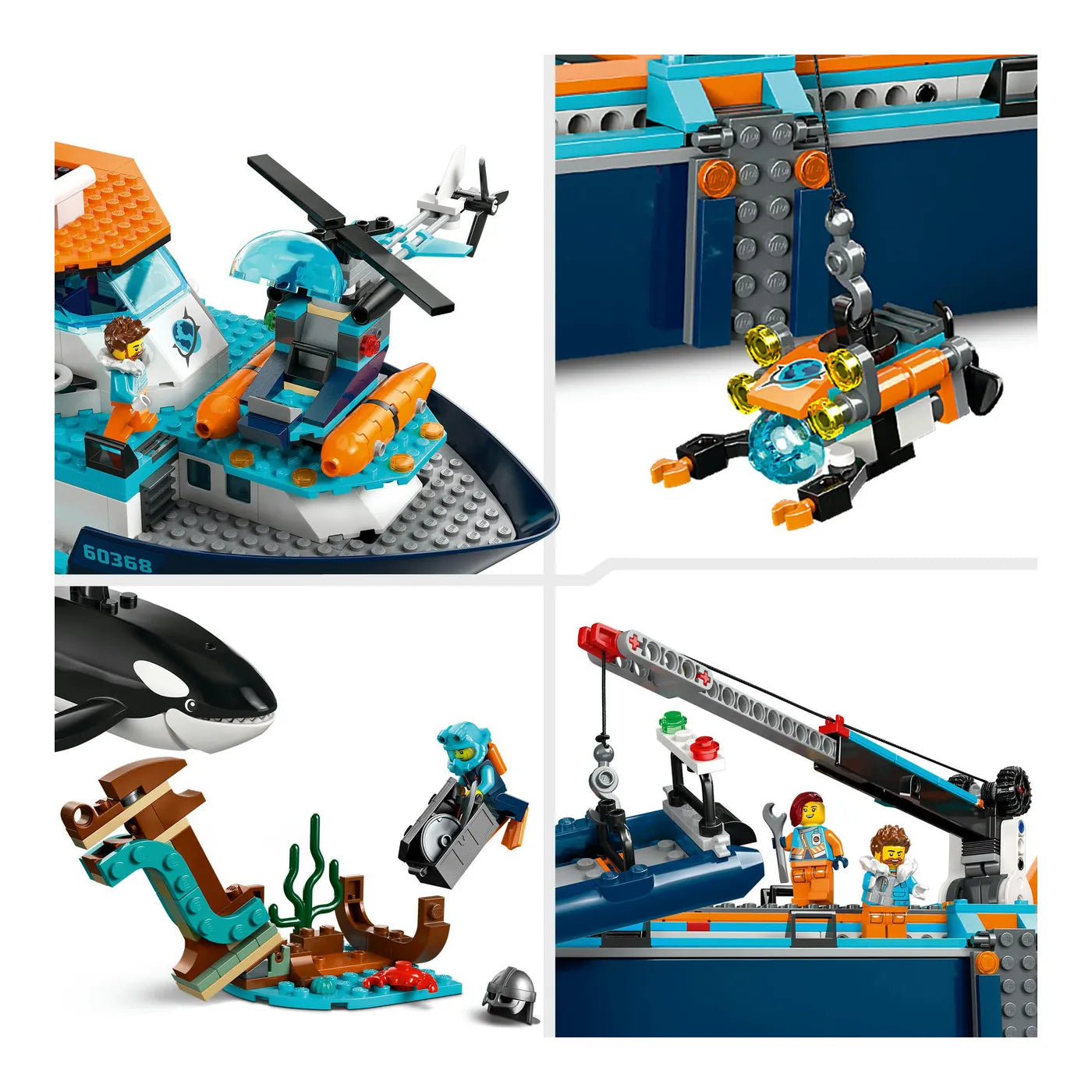 LEGO® City 60368 Arktis-Forschungsschiff