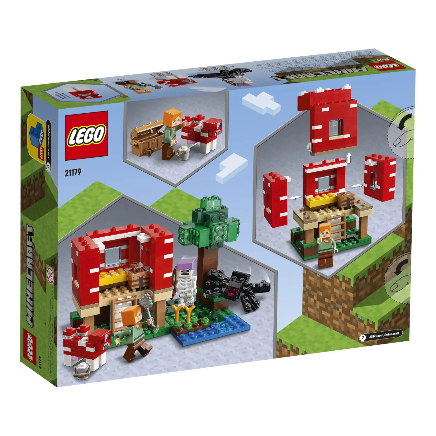 LEGO® Minecraft® 21179 Das Pilzhaus