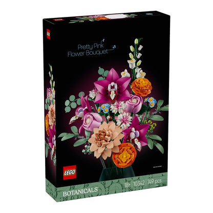 LEGO® Botanicals 10342 Schöner Rosafarbener Blumenstrauß