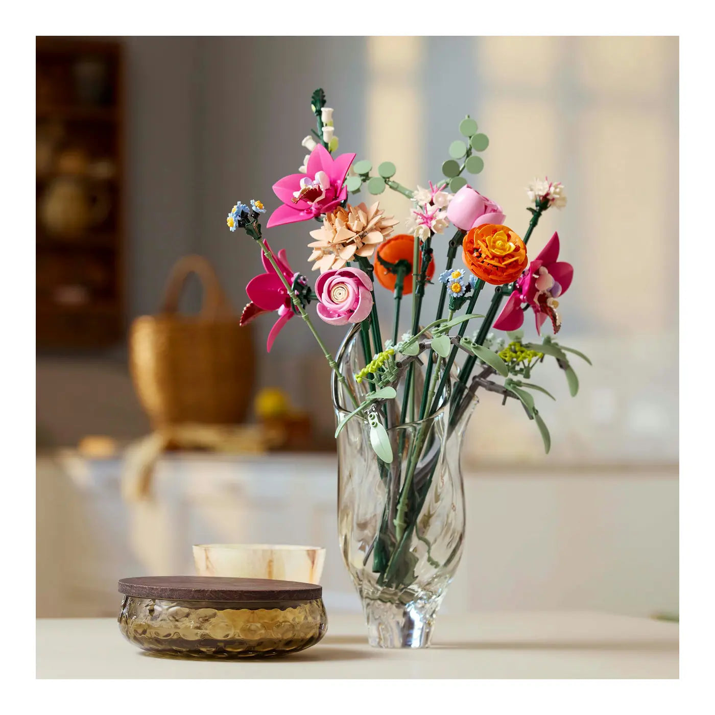 LEGO® Botanicals 10342 Schöner Rosafarbener Blumenstrauß