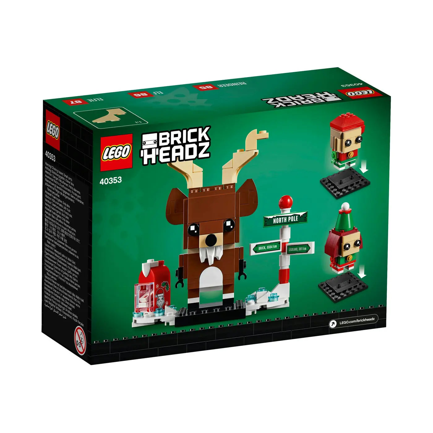 LEGO® BrickHeadz™ 40353 Rentier und Elfen