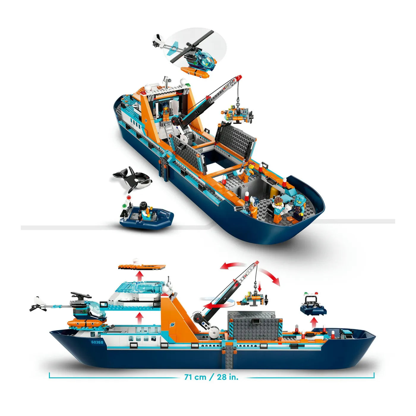 LEGO® City 60368 Arktis-Forschungsschiff