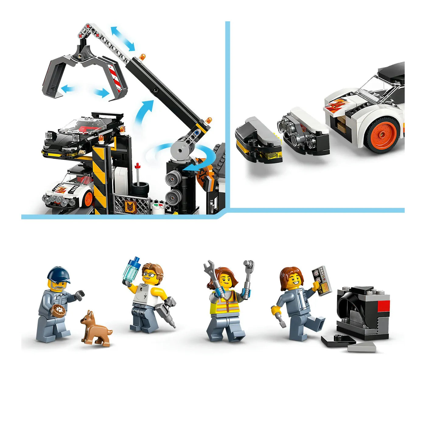 LEGO® City 60472 Schrottplatz mit Autos