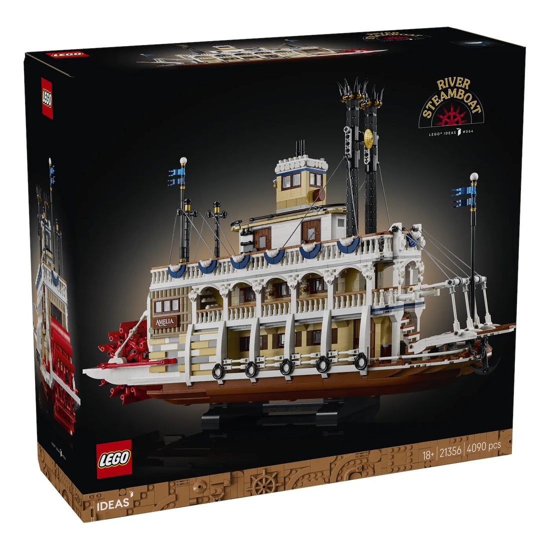 LEGO® Ideas 21356 Flussraddampfer
