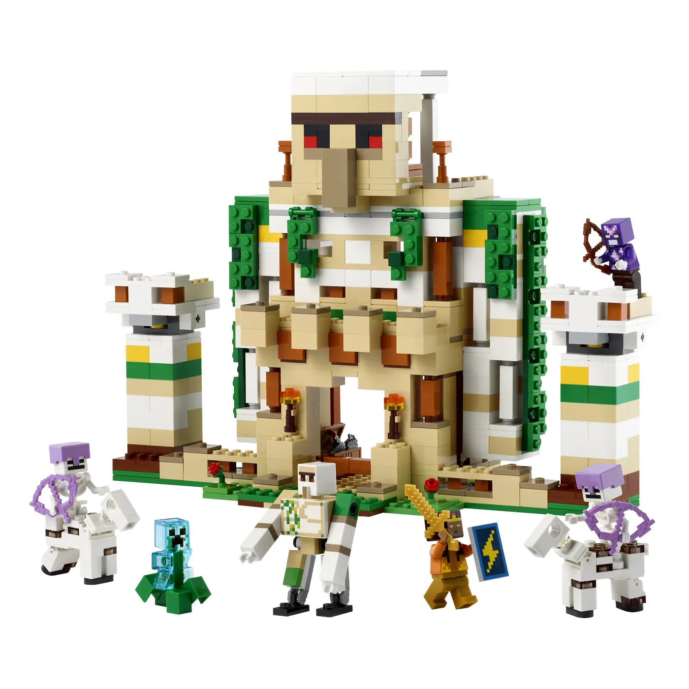 LEGO® Minecraft® 21250 Die Eisengolem-Festung