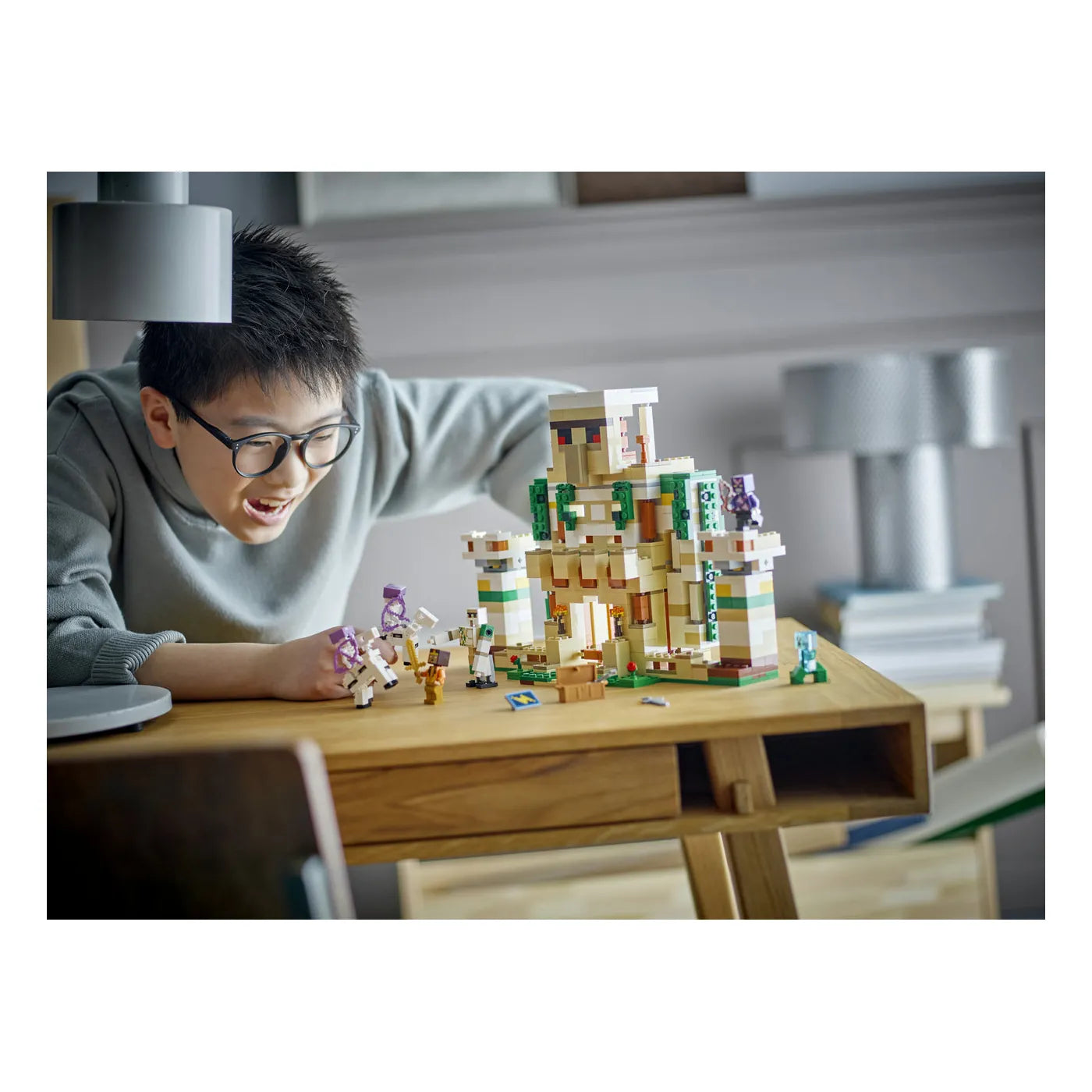 LEGO® Minecraft® 21250 Die Eisengolem-Festung