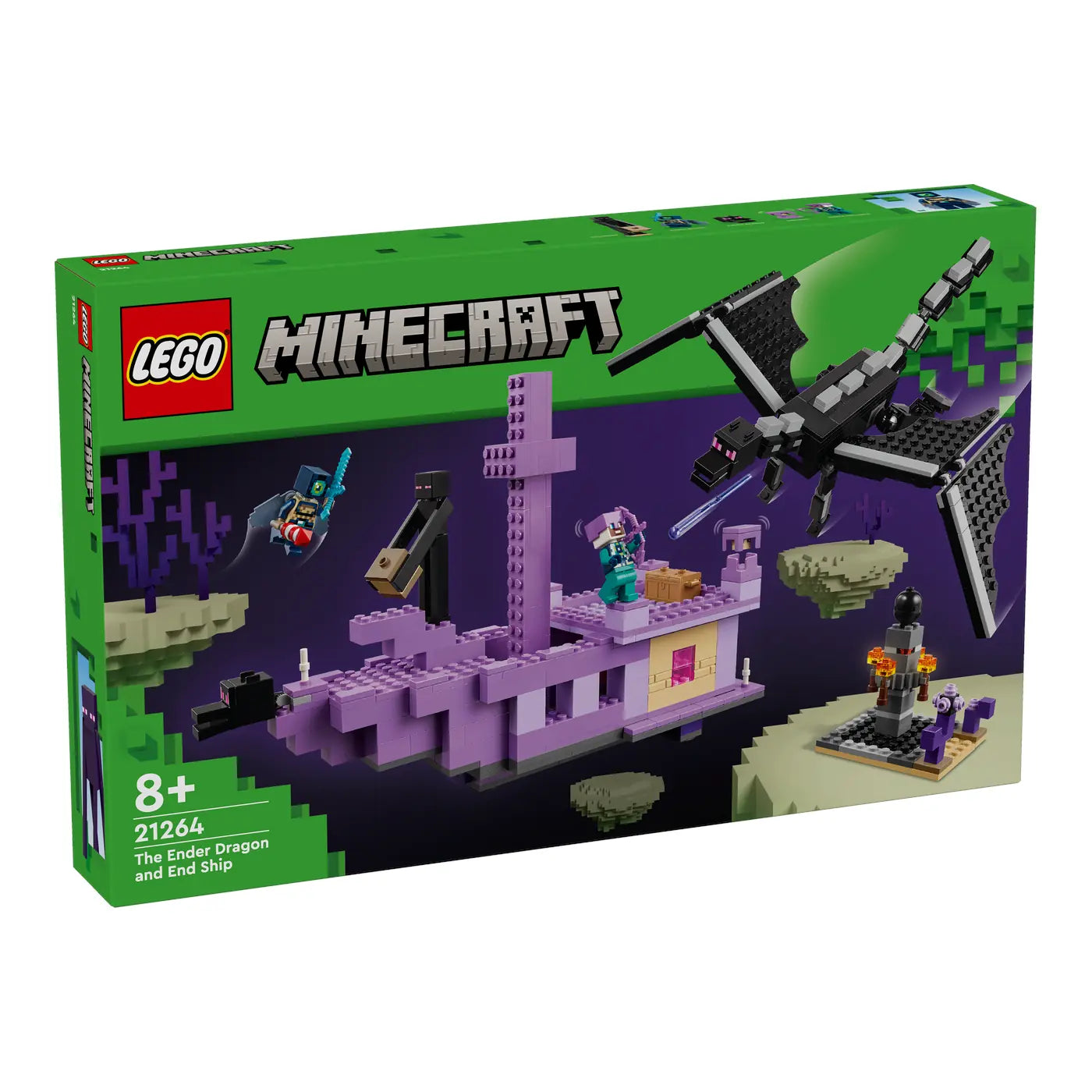 LEGO® Minecraft® 21264 Der Enderdrache und das Endschiff