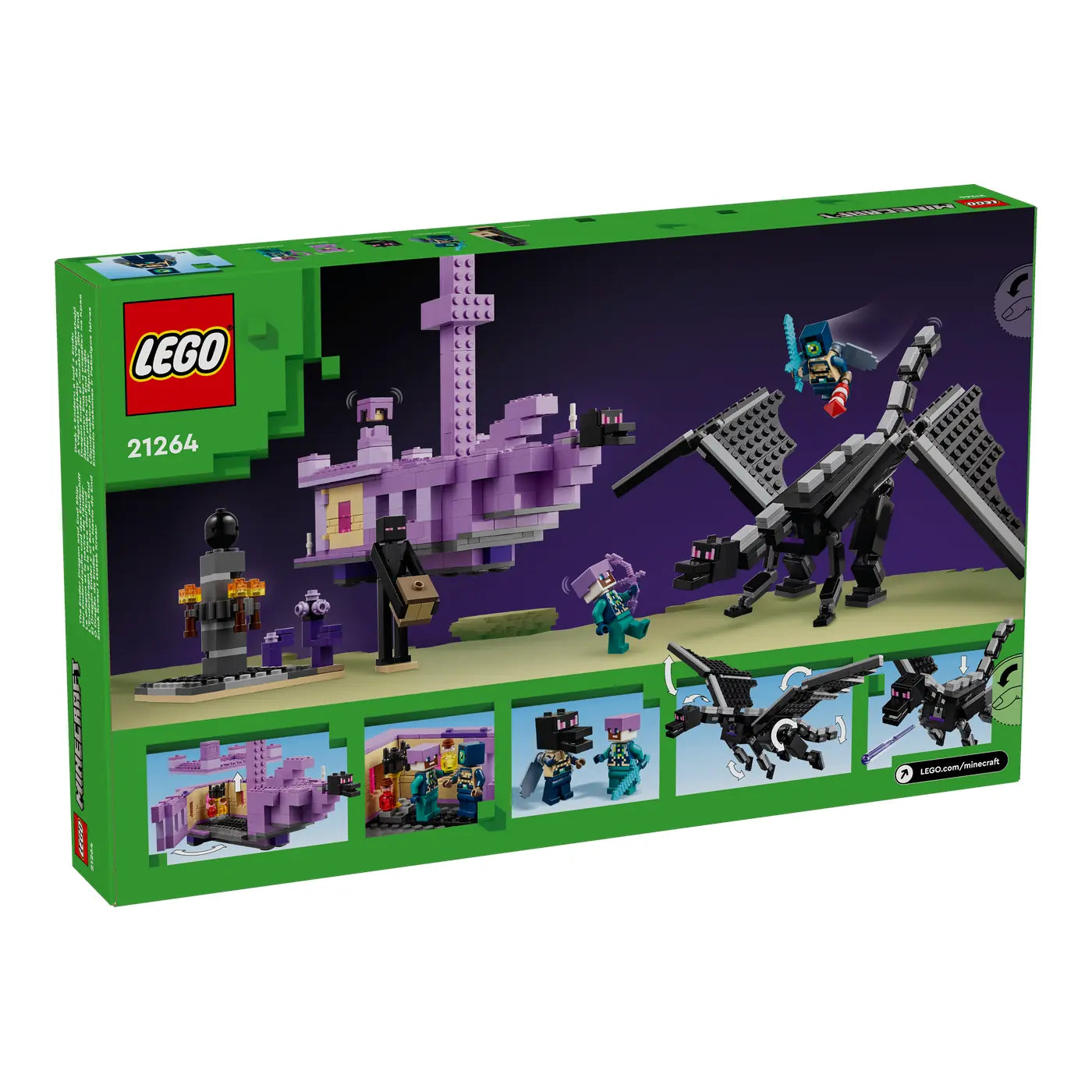 LEGO® Minecraft® 21264 Der Enderdrache und das Endschiff