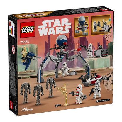LEGO® Star Wars™ 75372 Clone Trooper™ &amp; Battle Droid™ Battle Pack