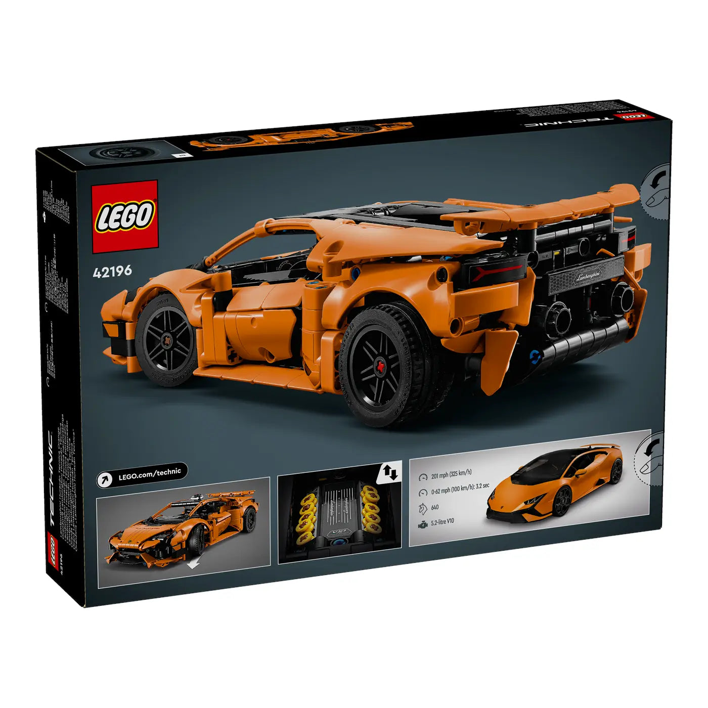 LEGO® Technic 42196 Lamborghini Huracán Tecnica Orange